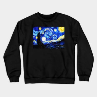 Starry Night by Van Gogh Crewneck Sweatshirt